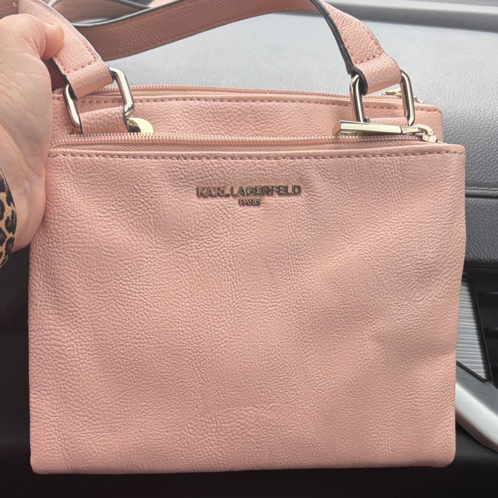 Karl Lagerfeld Soft Pink Crossbody Bag